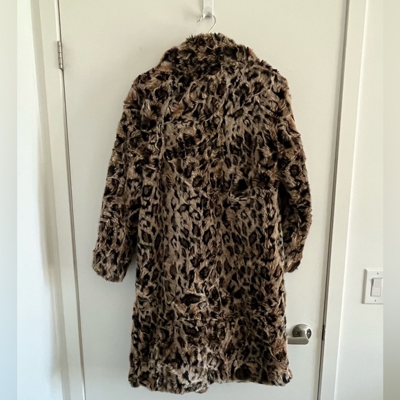 Zara Leopard Faux Fur Jacket - Picture 9 of 16